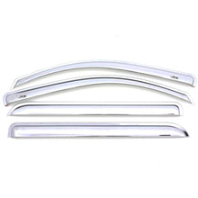 Load image into Gallery viewer, AVS 04-14 Ford F-150 Supercab Ventvisor Outside Mount Front & Rear Window Deflectors 4pc - Chrome