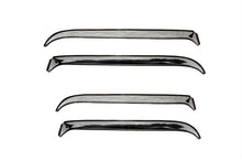 Load image into Gallery viewer, AVS 07-18 Jeep Wrangler Ventshade Front & Rear Window Deflectors 4pc - Chrome