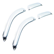 Load image into Gallery viewer, AVS 04-14 Ford F-150 Supercab Ventvisor Outside Mount Front & Rear Window Deflectors 4pc - Chrome