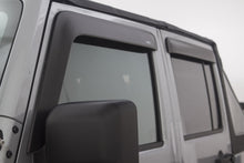 Load image into Gallery viewer, AVS 07-18 Jeep Wrangler (2 Door) Ventvisor & Aeroskin Deflector Combo Kit - Matte Black