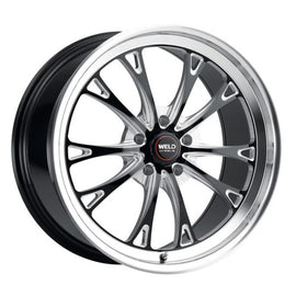 Weld Belmont Beadlock 17x10 / 5x120 BP / ET42 / BS 7.15 / 78.1 CB Gloss Black MIL