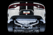 Load image into Gallery viewer, AWE Tuning 2015+ Dodge Charger 6.4L/6.2L Supercharged Track Edition Exhaust - Diamond Black Tips