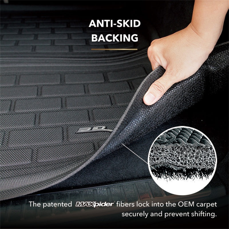 3D MAXpider 2020-2022 Ford Explorer Kagu Cargo Liner - Black