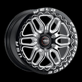 Weld Racing 17x10 Laguna 6 Bead Lock 6x135 BP 42 Offset 7.25 BS 87.1 Bore - Gloss Black MIL