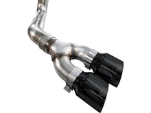 Load image into Gallery viewer, AWE 21-25 Ford F150 (14th Gen Reg Cab) Cat-Back Exhaust - 4.5in Dual Side Exit Diamond Black Tips