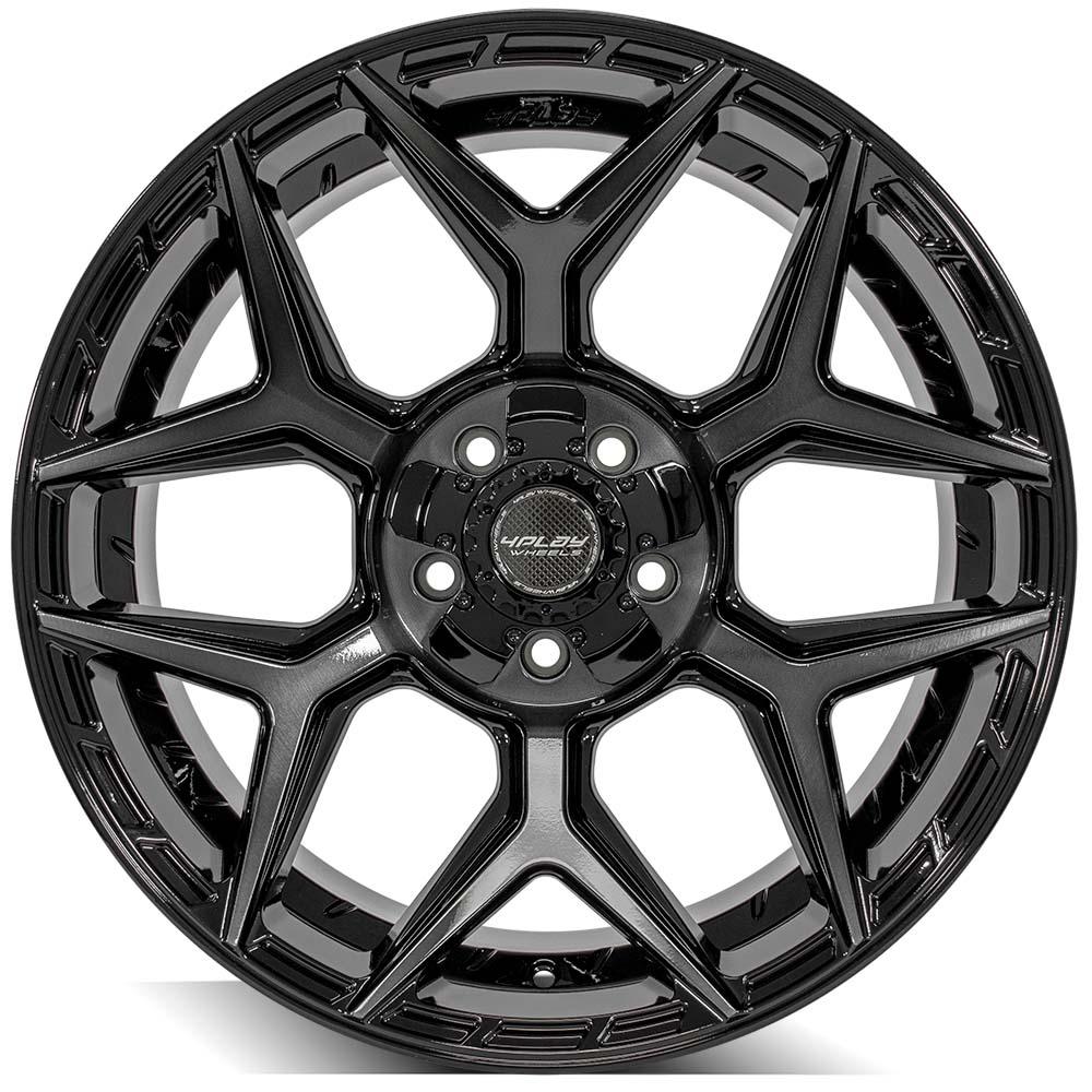 4 Play 4P06 Wheel 22x10 ET -18 Offset / 6-135-6-139-7 BP / 106.1 CB / Brushed Black Wheel