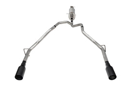 Corsa 25-26 Ram 2.5in Stainless Steel Sport Cat-back Dual Rear Exit 5.0in Black Tips