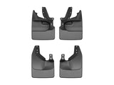 WeatherTech 21-25 Ford Bronco Bumper Style 1 Front & Rear Mudflaps - Black
