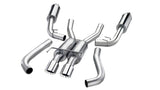 Corsa 2005-2010 Dodge Charger No Towing Hitch SRT-8 6.1L V8 Polished Xtreme Cat-Back Exhaust