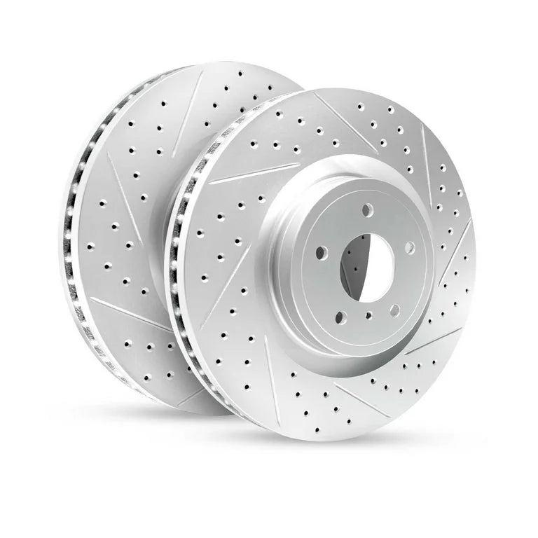 R1 21-24 Raptor/F150 Rear Rotors - Slotted Geomet