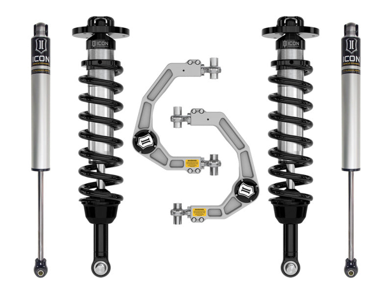 ICON 21-24 Ford F150 4WD 2.75-3.5in Stage 1 Suspension System w/ Billet Uca