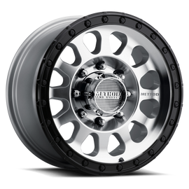 Method MR315 18x9 +18mm Offset 8x6.5 130.81mm CB Machined Wheel - Gloss Black Lip
