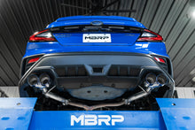 Load image into Gallery viewer, MBRP 2022 Subaru WRX 2.5in Dual Split Rear Exit w/ Quad CF Tips - T304