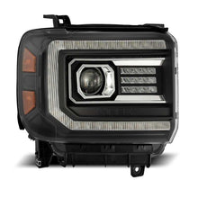 Load image into Gallery viewer, AlphaRex 14-18 GMC Sierra PRO-Series Proj Headlights Plank Style Black w/Activ Light/Seq Signal/DRL