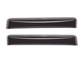 WeatherTech 04-14 Ford F-150/10-14 Ford F-150 SVT Raptor Front Window Deflectors - Matte Black