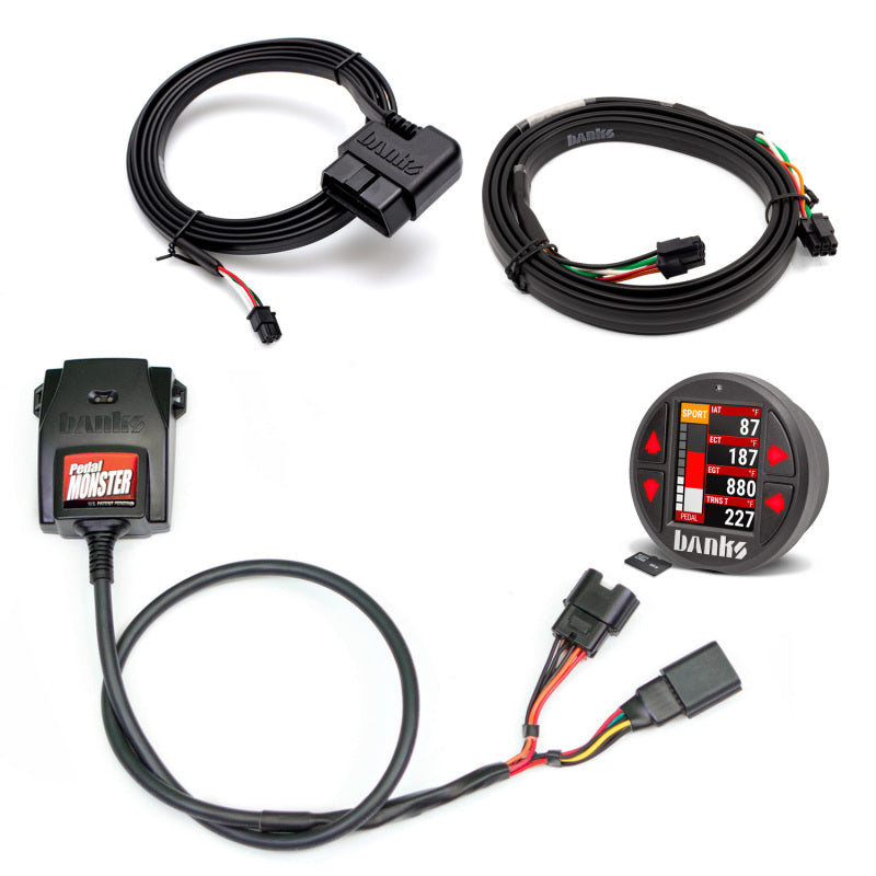 Banks Power Pedal Monster Kit Molex MX64 6 Way With iDash Data Pro