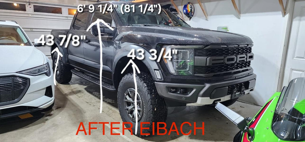 Eibach Pro-Kit for 21-23 Ford F-150/Raptor 35in & 37in  (2.2in Front Lift / 1.5in Rear Lift )