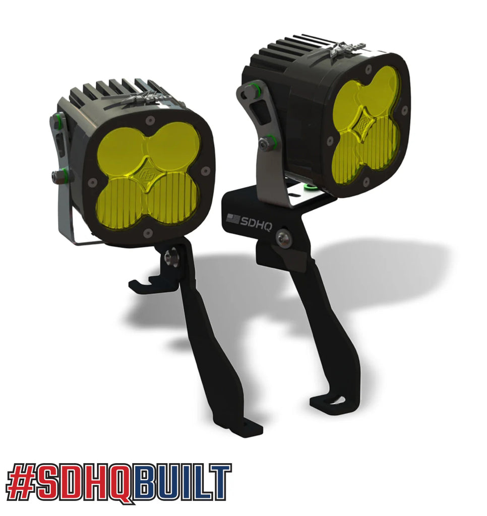 SDHQ Gen2 Raptor A-Pillar Ditch Light Brackets (pair)