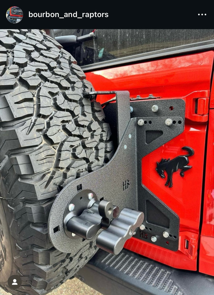 Hammer Built Bronco HD Tailgate Reinforcement System (Bronco Raptor Hinges Only)