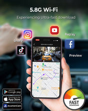 Load image into Gallery viewer, ACUMEN M4 Mirror Dash Cam Tri Channel