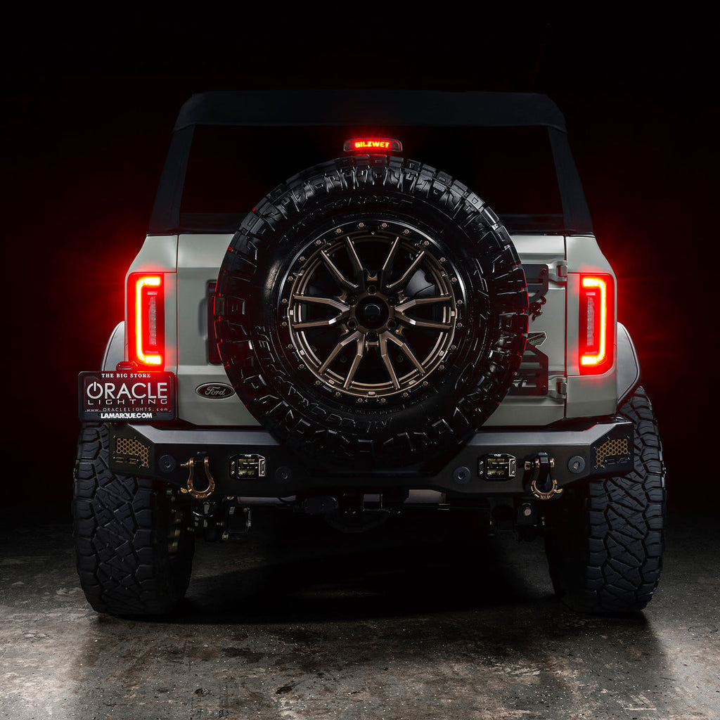 Oracle Lighting 21-24 Ford Bronco Flush Style LED Taillights - 5892-504 RED
