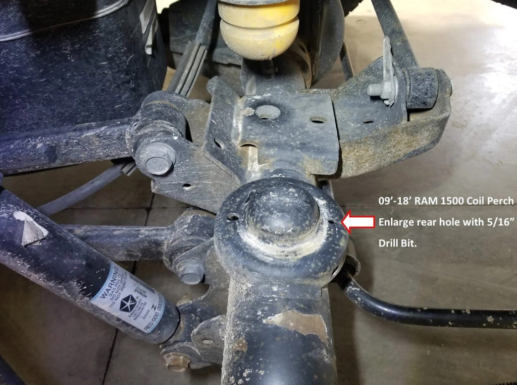 Timber Grove 09'-UP RAM 1500 4" Low Rear CRM Air Spring Kit (SQ8419421)