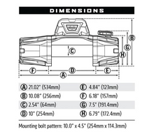 Load image into Gallery viewer, VR EVO 12-S STANDARD DUTY 12,000LB WINCH WITH SYNTHETIC ROPE