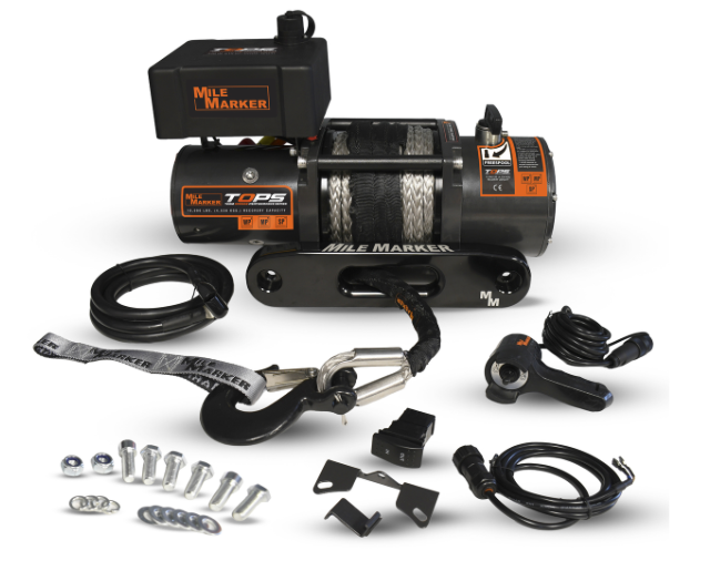 Mile Marker Tops Performance Series 10k Short Drum Winch