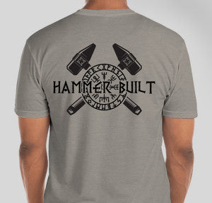 Hammer Built Jersey Blend T-Shirt- Stone Gray