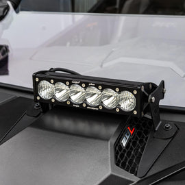 Baja Designs 2025 Polaris RZR Pro-R/S/XP OnX6+ 10in Light Bar Hood Mount Kit - Baja Amber