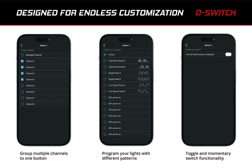 Diode Dynamics D-Switch 8-Channel Switch Panel