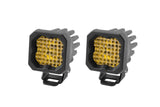 Diode Dynamics SSC1 LED Pod Sport Yellow Wide Standard ABL (pair)