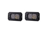 Diode Dynamics Stage Series 2in LED Pod Sport - White Combo Flush ABL (Pair)