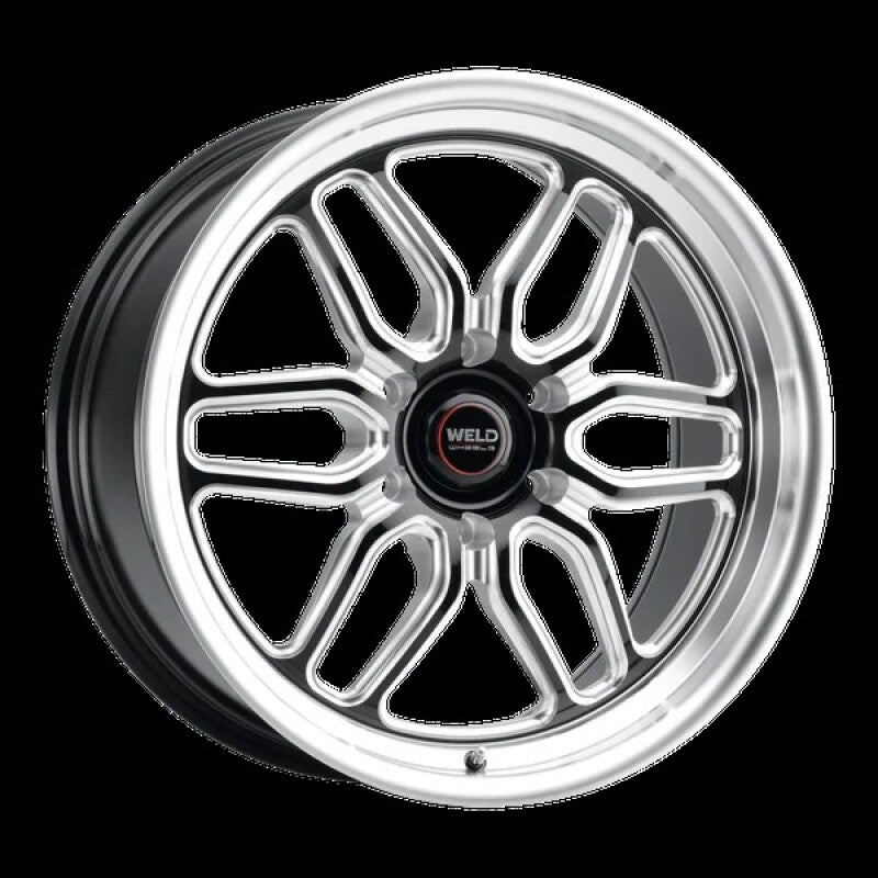 Weld Racing 20x10 Laguna 6 Drag 6x135 ET38 BS7.00 Gloss BLK MIL DIA 87.1