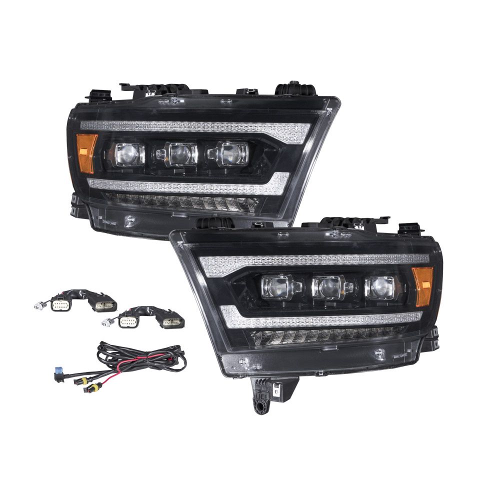 2019-2024 Ram 1500 Sequential LED Projector Headlights (pair)