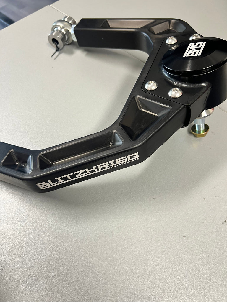 BLITZKRIEG MOTORSPORTS Gen2/3 Billet Adjustable 1.5” Uniball UCA Pair