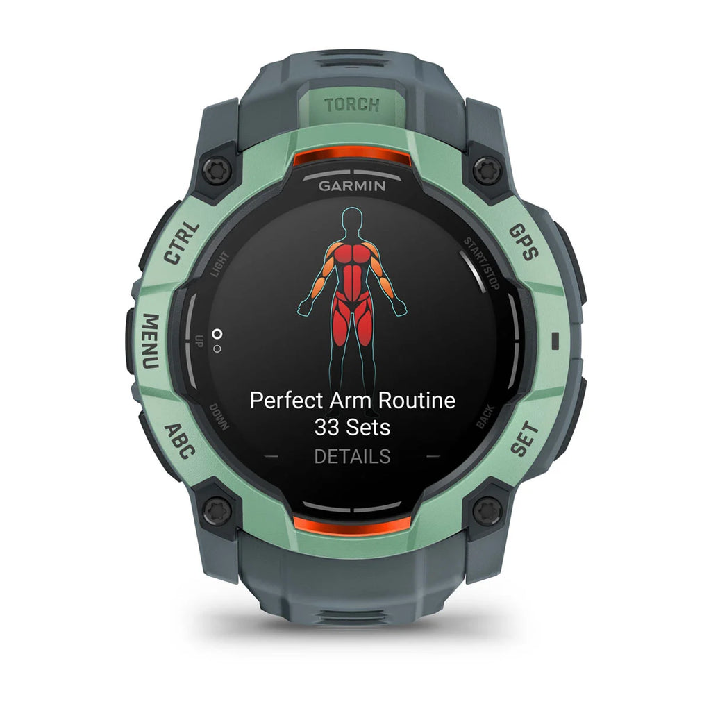 Instinct® 3 – 50 mm, AMOLED Neo Tropic with Twilight Band