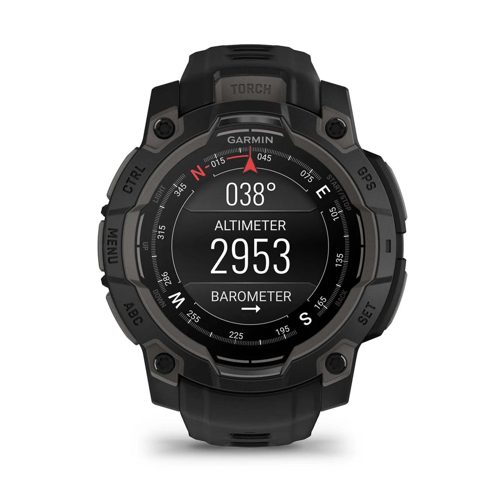 Instinct® 3 – 45 mm, AMOLED Black with Black Band