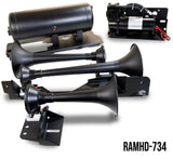 DIRECT FIT TRAIN HORN AND ONBOARD AIR SYSTEMS FOR 2014-2025 RAM HD 2500/3500