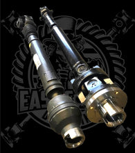 Load image into Gallery viewer, East Coast Driveline 2019-2026 Dodge Ram 2500/3500 5th Gen 6.7L/6.4L Upgraded 1410 or 1350 Series High Angle Double Cardan Front Driveshaft with New Transfer Case bolt-on style Flange Yoke