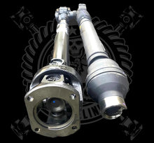 Load image into Gallery viewer, East Coast Driveline 2019-2026 Dodge Ram 2500/3500 5th Gen 6.7L/6.4L Upgraded 1410 or 1350 Series High Angle Double Cardan Front Driveshaft with New Transfer Case bolt-on style Flange Yoke