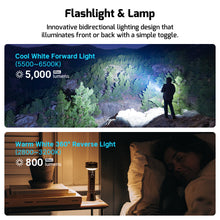 Load image into Gallery viewer, Prowess Multifunctional Flashlight with Bidirectional Lighting