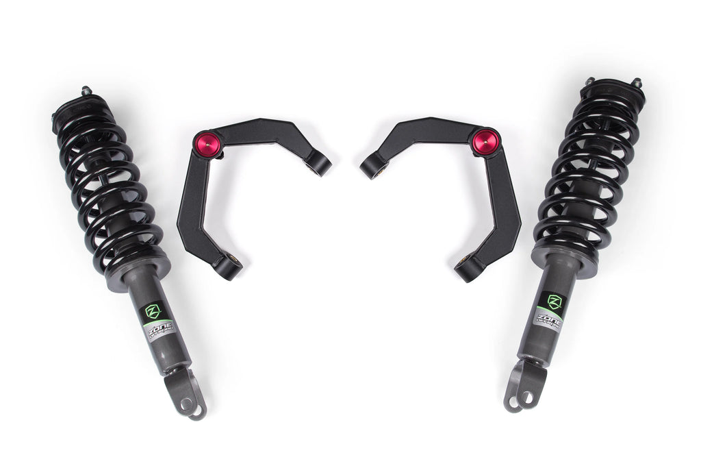 Zone Offroad 2019-2026 Ram 1500 4wd 2" Leveling Kit, 0" Rear Lift - Nitro Loaded Struts