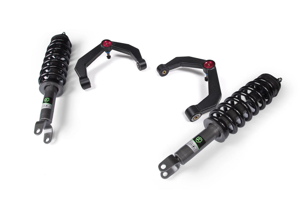 Zone Offroad 2019-2026 Ram 1500 4wd 2" Leveling Kit, 0" Rear Lift - Nitro Loaded Struts