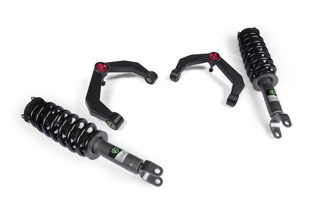 Zone Offroad 2019-2026 Ram 1500 4wd 2" Leveling Kit, 0" Rear Lift - Nitro Loaded Struts