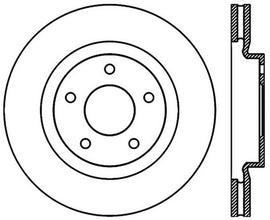 StopTech Sport 07-17 Jeep Compass/Patriot Cryo Slotted Front Right Rotor