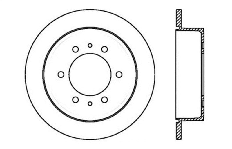 StopTech Slotted & Drilled Sport Brake Rotor