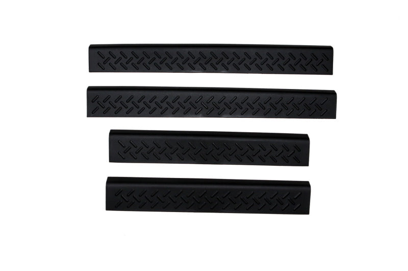 AVS 04-08 Ford F-150 Supercab Stepshields Door Sills 4pc - Black