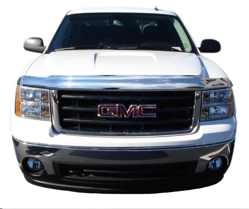 AVS 07-13 GMC Sierra 1500 High Profile Hood Shield - Chrome