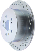 Load image into Gallery viewer, StopTech Select Sport Drilled &amp; Slotted Rotor - Rear Left